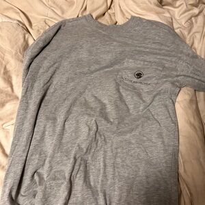 Southern Proper Heather Gray Long Sleeve Tee